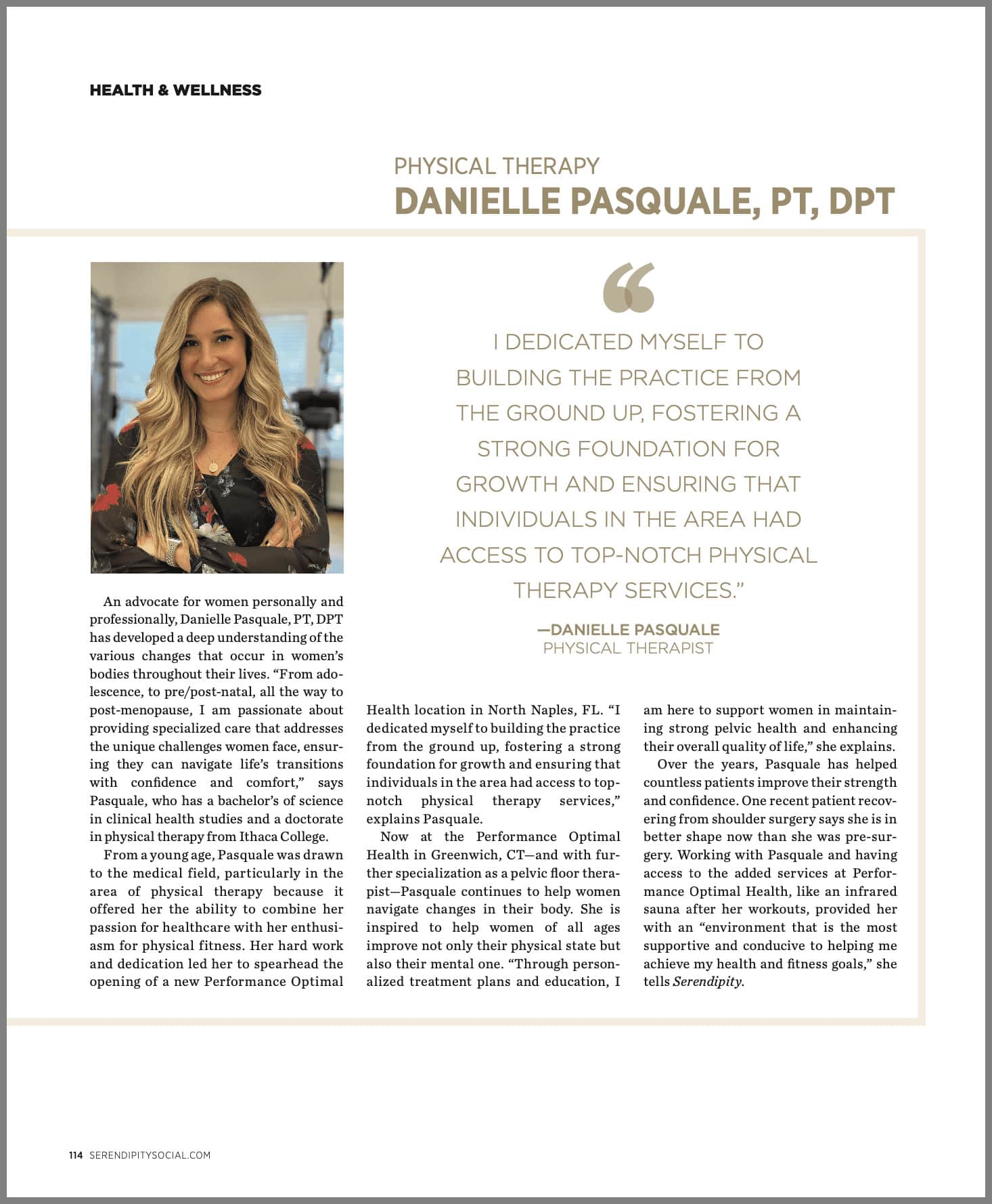 Medical Leaders Serendipity Danielle Pasquale Outline